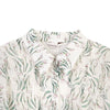 Grey Green Printed Long Sleeve Blouses - SHIMENG