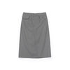 Grey Green Utility Straight Midi Skirt - SHIMENG