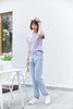 Lavender Short Sleeve T-shirt - SHIMENG