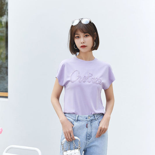 Lavender Short Sleeve T-shirt - SHIMENG