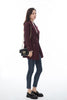 Maroon Trench Coat - SHIMENG