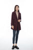 Maroon Trench Coat - SHIMENG