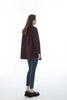 Maroon Wool Trench Coat - SHIMENG