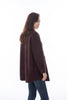 Maroon Wool Trench Coat - SHIMENG