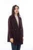 Maroon Wool Trench Coat - SHIMENG