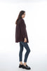 Maroon Wool Trench Coat - SHIMENG