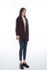 Maroon Wool Trench Coat - SHIMENG