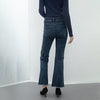 Midnight Blue Boot Cut Jeans - SHIMENG