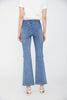 Midnight Blue Bootcut Split Hem Jeans - SHIMENG