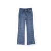 Midnight Blue Bootcut Split Hem Jeans - SHIMENG