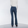 Midnight Blue Flare Jeans - SHIMENG