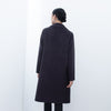 Midnight Grey Double-Faced Long Wool Camel Coats - SHIMENG