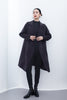 Midnight Grey Double-Faced Long Wool Camel Coats - SHIMENG