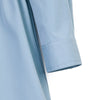 Mist Blue Long Waisted Shirt Jacket - SHIMENG
