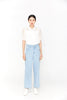 Mist Blue Wide Leg Jeans - SHIMENG