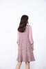 Mist Pink Tweed Dress - SHIMENG