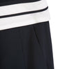 Navy Blue Umbrella Shape Midi Skirts - SHIMENG