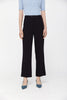 Navy Blue Wide Leg High Waist Pants - SHIMENG