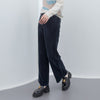 Navy Blue Wide Leg Pants - SHIMENG