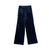 Navy Blue Wide Leg Pants - SHIMENG