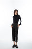 Obsidian Black Yuppie Pants - SHIMENG