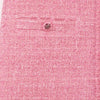 Pink A Shape Strap Tweed Dress - SHIMENG