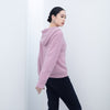 Pink Long Sleeve Wool Hoodie Sweater - SHIMENG