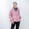 Pink Short Down Coats Puffer Jacket - SHIMENG