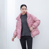 Pink Short Down Coats Puffer Jacket - SHIMENG