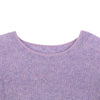 Purple Oversize Wool Sweater - SHIMENG