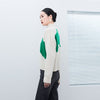 Raw White Cashmere Sweater - SHIMENG