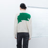 Raw White Cashmere Sweater - SHIMENG