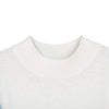 Raw White Oversize Sweater - SHIMENG