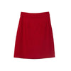 Red Tweed Midi Skirts - SHIMENG