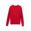 Red Wool Slim Sweater - SHIMENG