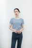 Sea Foam Short Sleeve Knitted T-shirts - SHIMENG