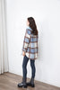 Shadow Blue Check Jacket - SHIMENG