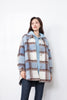 Shadow Blue Check Jacket - SHIMENG