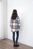 Shadow Blue Check Jacket - SHIMENG