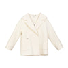 Short Beige Woolen Overcoats Coat - SHIMENG