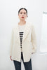 Short Beige Woolen Overcoats Coat - SHIMENG