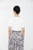 Smoke Grey Garden of Eden Printed Skirt - SHIMENG