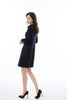 Twilight Blue Slim Fit Maxi Dress - SHIMENG