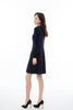 Twilight Blue Slim Fit Maxi Dress - SHIMENG