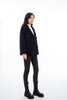 Twilight Blue Wool Coat - SHIMENG