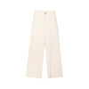 White Wide Leg Pants - SHIMENG